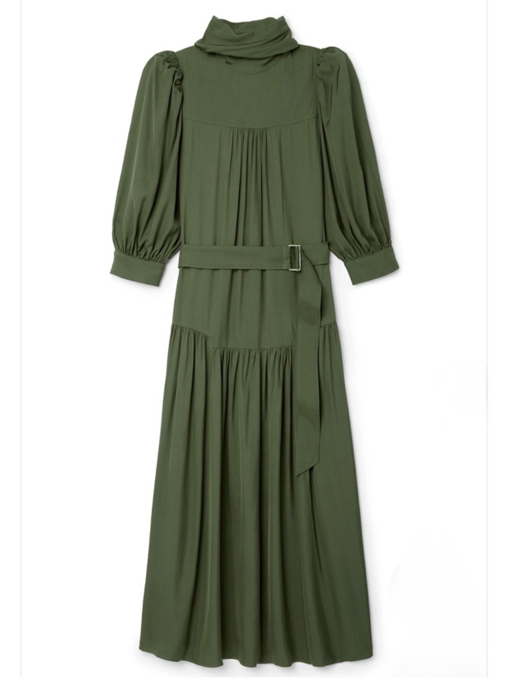 G. Label Scottie High-Collar Shirtdress